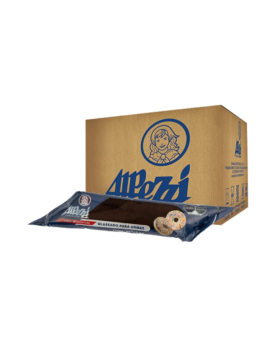 Glaseado para donas Icing de Chocolate Alpezzi Caja de 5 Kg con 5 mangas de 1 Kg  De venta en Zafra Coyoacán