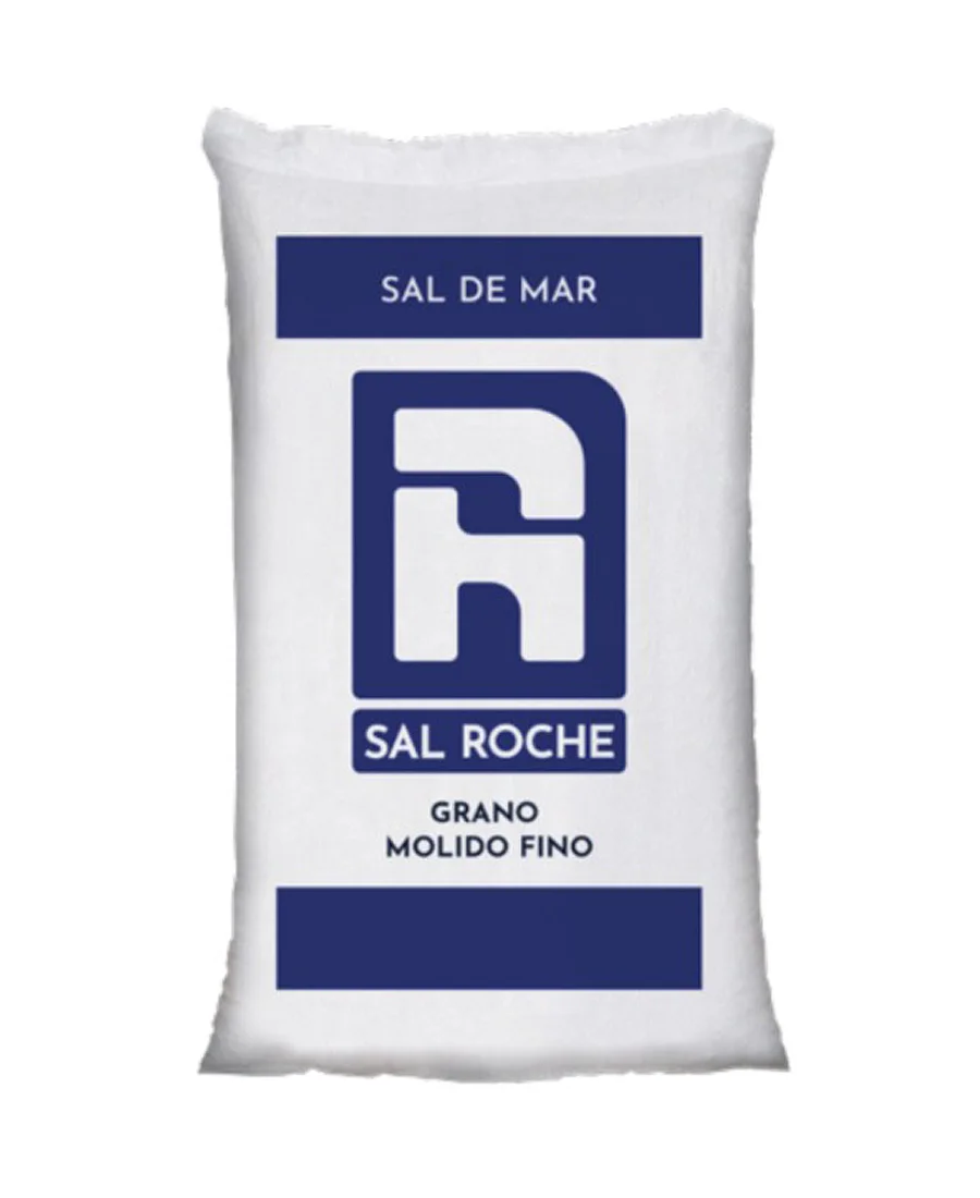 Sal de Mar Molido Fino Roche Bulto de 25 Kg – De venta en Zafra Coyoacán