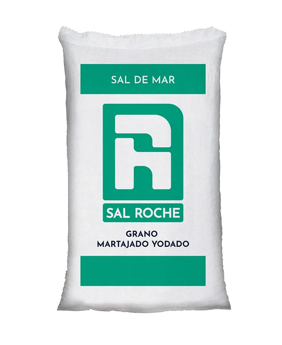 Sal de mar Martajado Yodado Roche Bulto de 25 Kg – De venta en Zafra Coyoacán