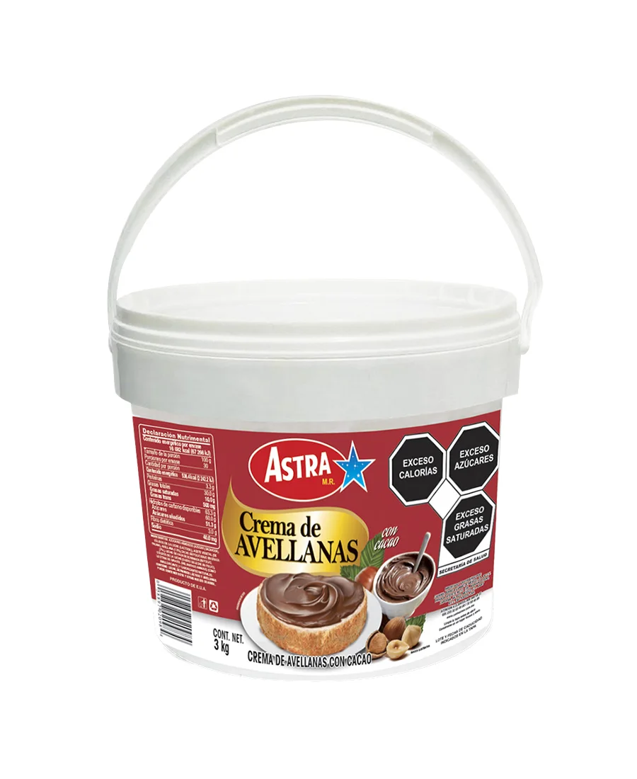 Crema de avellana Astra de 3 Kg  De venta en Zafra Coyoacán