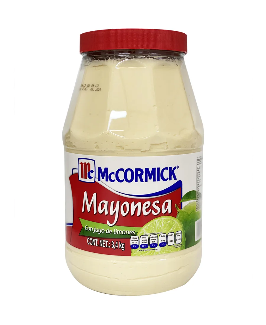 Mayonesa McCormick Galón de 3.8 Kg – De venta en Zafra Coyoacán