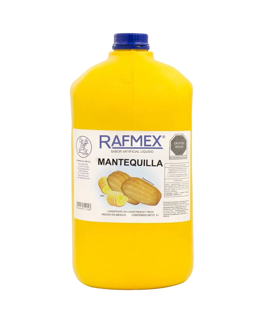 Saborizante a Mantequilla Rafmex de 4 L – De venta en Zafra Coyoacán