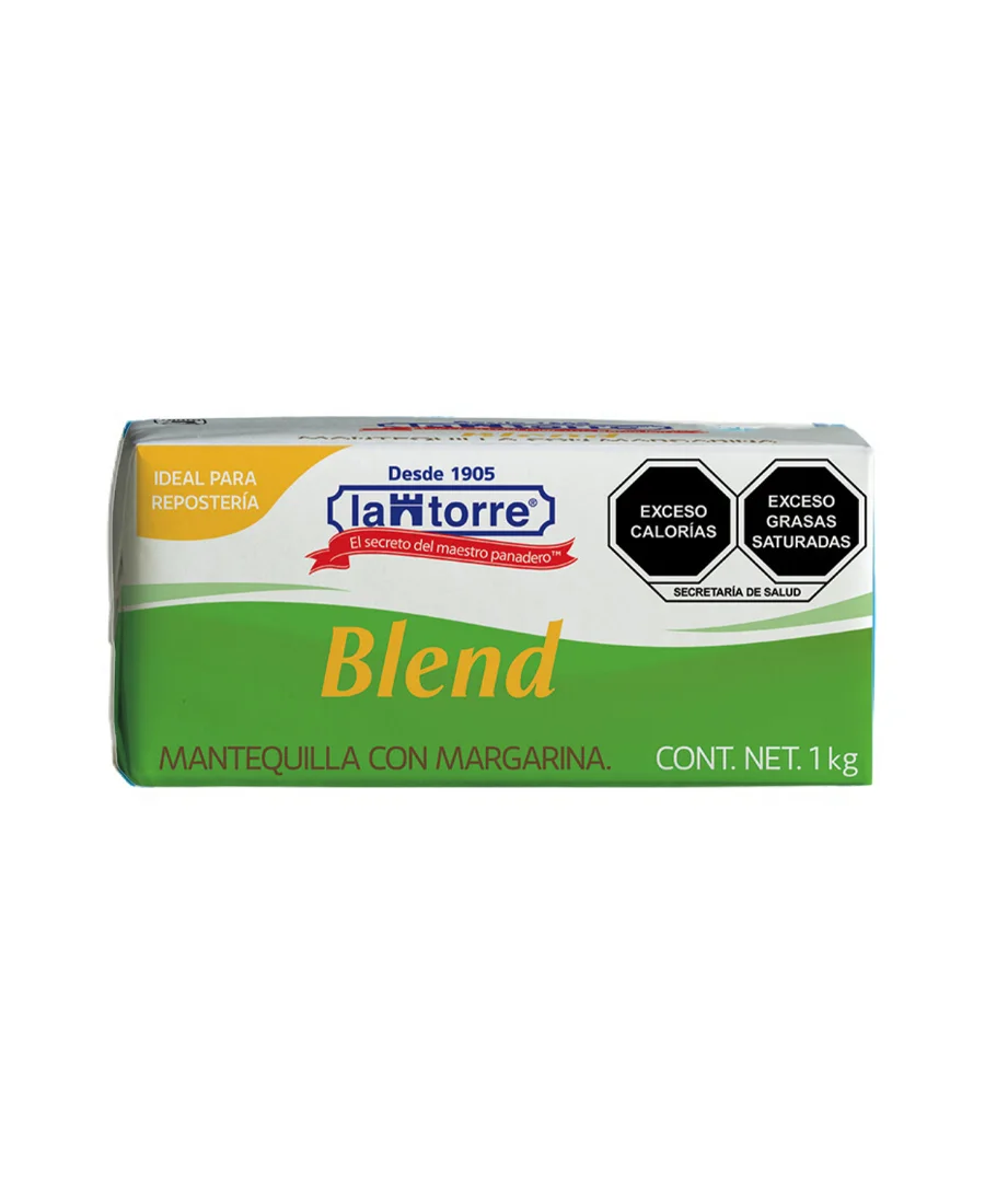 Mantequilla con Margarina Blend La Torre de 1 Kg – De venta en Zafra Coyoacán