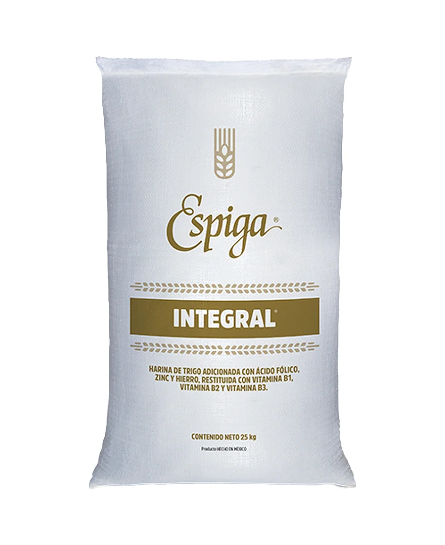 Harina de trigo integral Espiga de 25 Kg – De venta en Zafra Coyoacán