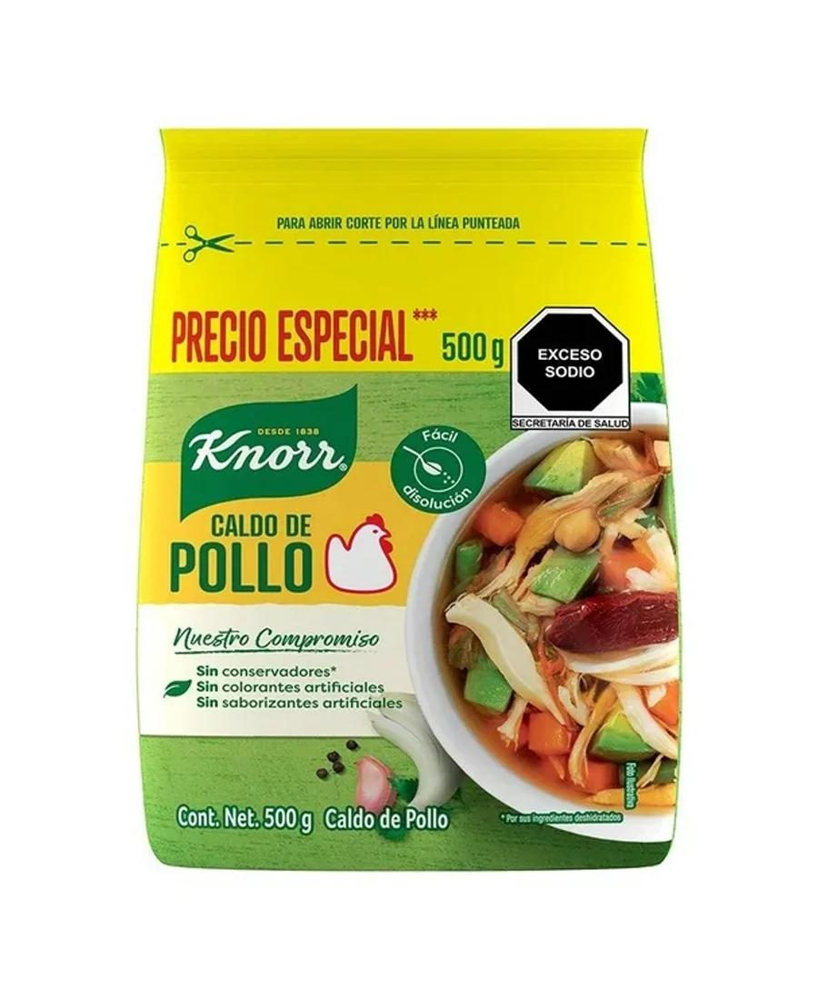 Caldo de pollo Knorr de 500 g – De venta en Zafra Coyoacán
