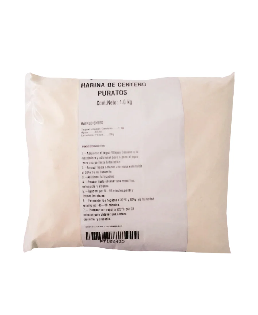 Harina de centeno Puratos de 1 Kg – De venta en Zafra Coyoacán